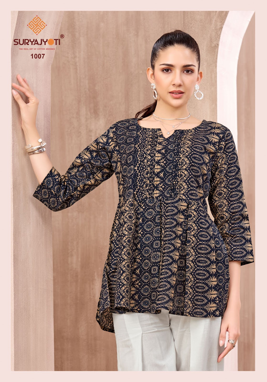 Pramita Vol 1 Flair Suryajyoti Cotton Fancy Tops Supplier Ahmedabad