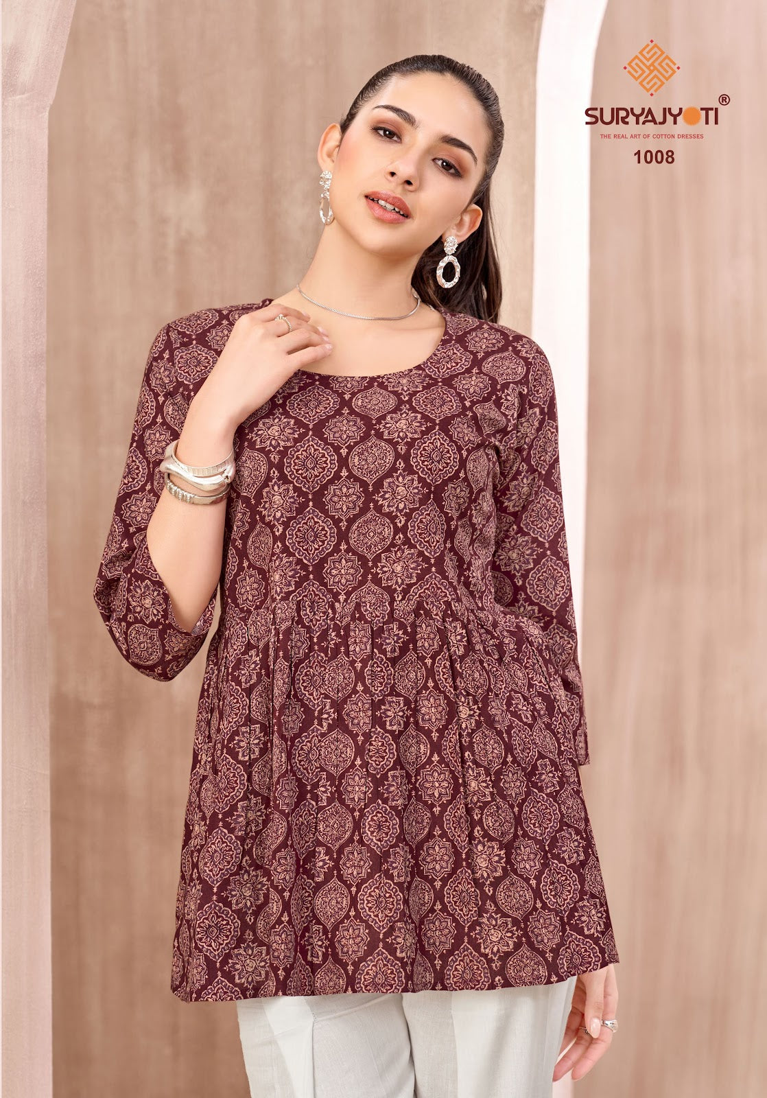 Pramita Vol 1 Flair Suryajyoti Cotton Fancy Tops Supplier Ahmedabad