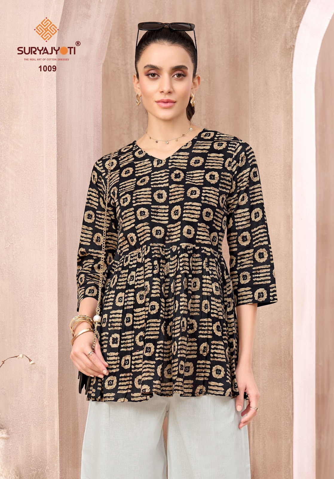 Pramita Vol 1 Flair Suryajyoti Cotton Fancy Tops Supplier Ahmedabad