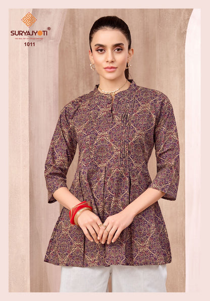 Pramita Vol 1 Flair Suryajyoti Cotton Fancy Tops Supplier Ahmedabad