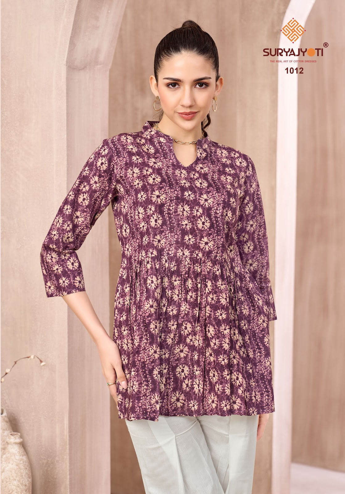 Pramita Vol 1 Flair Suryajyoti Cotton Fancy Tops Supplier Ahmedabad