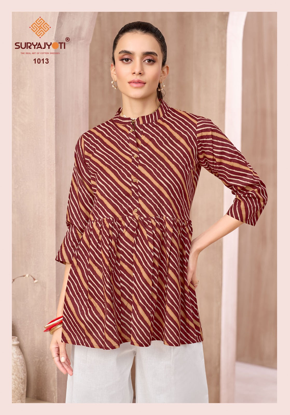 Pramita Vol 1 Flair Suryajyoti Cotton Fancy Tops Supplier Ahmedabad