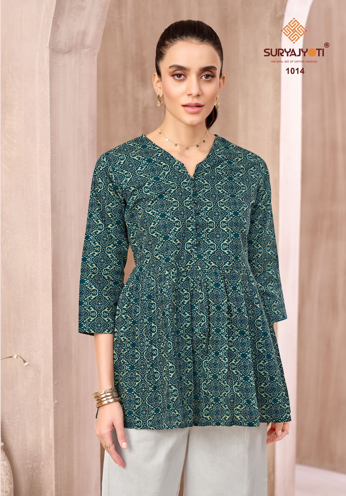 Pramita Vol 1 Flair Suryajyoti Cotton Fancy Tops Supplier Ahmedabad