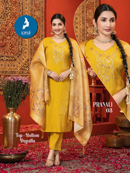 Pranali Kaya Shimmer Readymade Pant Style Suits Manufacturer Ahmedabad