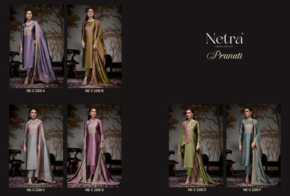 Pranati Netra Woven Silk Pant Style Suits Wholesaler India