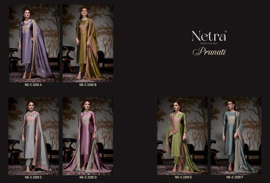 Pranati Netra Woven Silk Pant Style Suits Wholesaler India