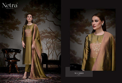 Pranati Netra Woven Silk Pant Style Suits Wholesaler India