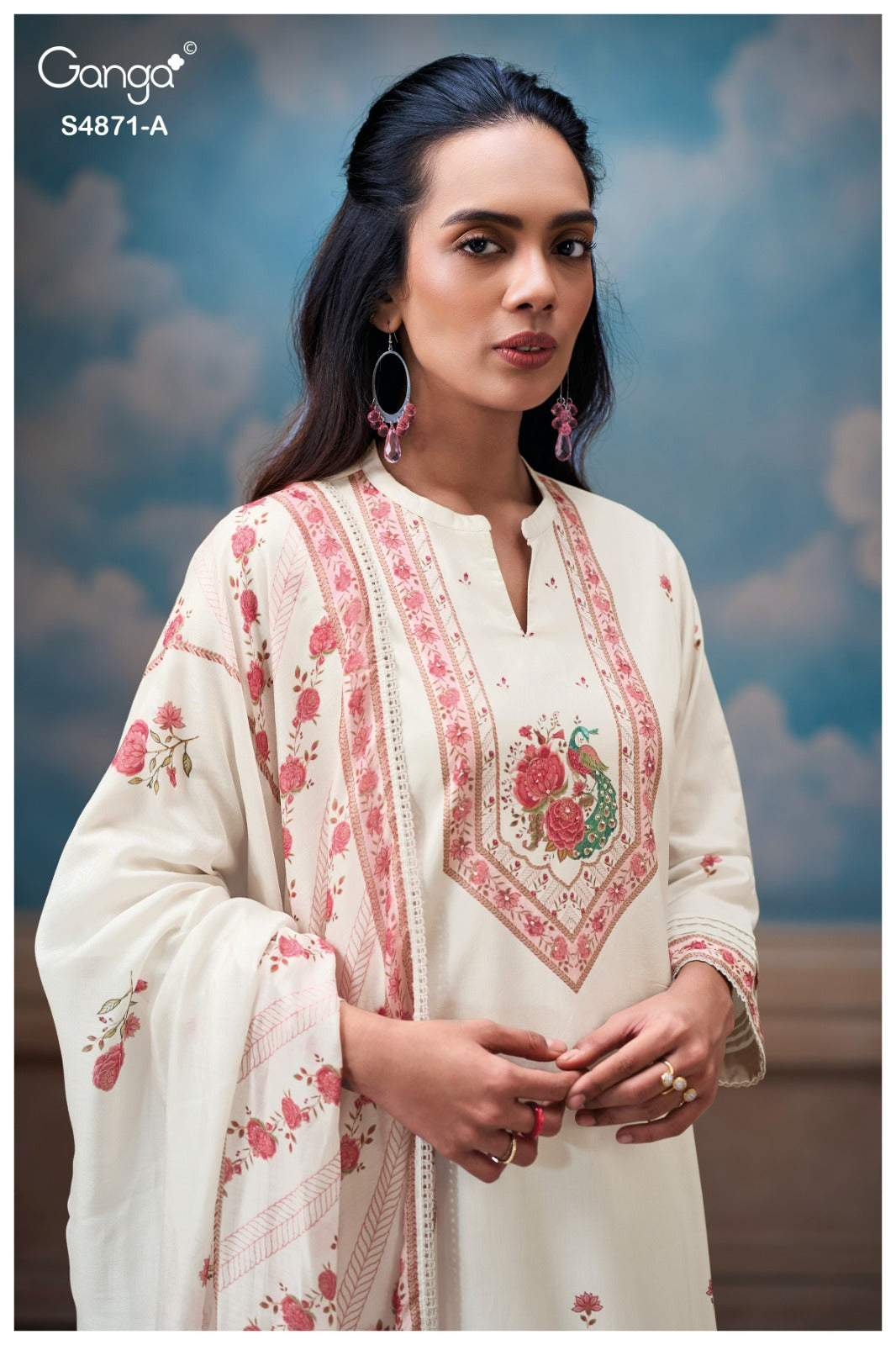 Pranati S4871 Ganga Cotton Plazzo Style Suits Supplier