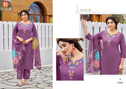 Pranati Sbs Zara Silk Readymade Pant Style Suits Manufacturer