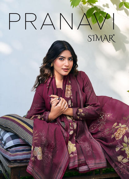 Pranavi Simar Modal Muslin Pant Style Suits Wholesaler Gujarat