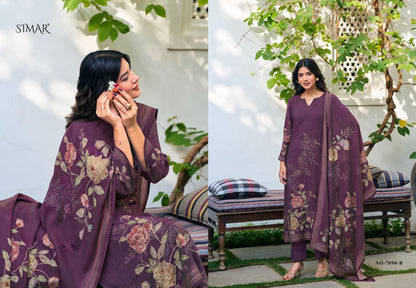 Pranavi Simar Modal Muslin Pant Style Suits Wholesaler Gujarat