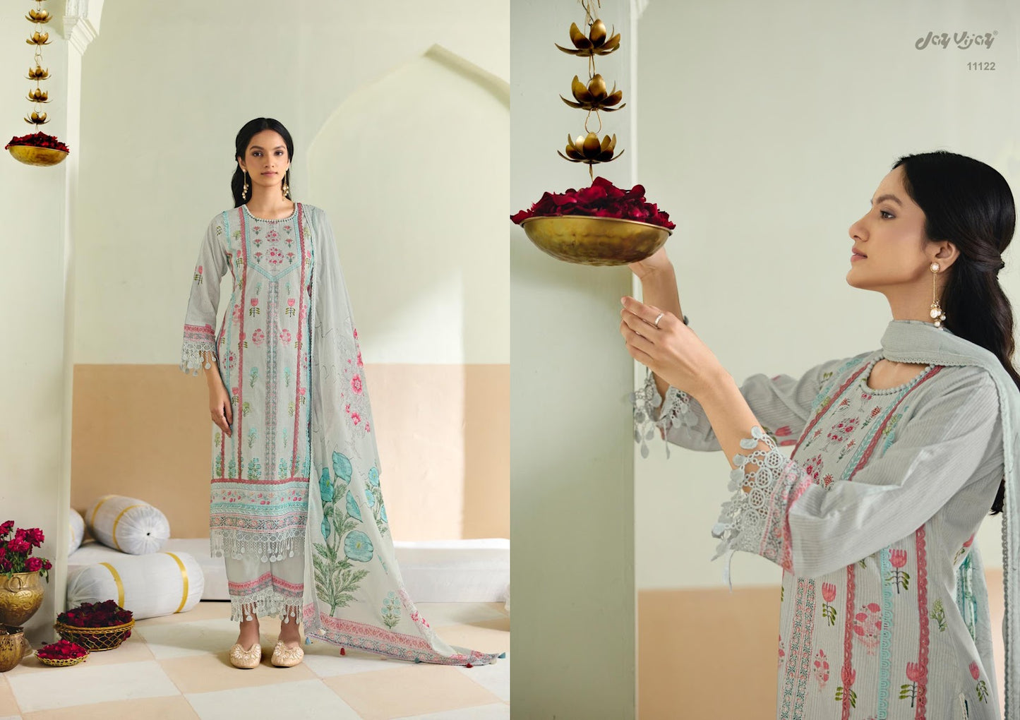 Pranaya Jay Vijay Cotton Pant Style Suits Wholesale Price