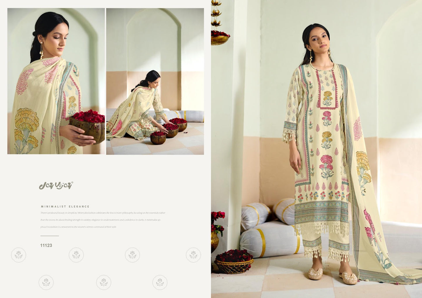 Pranaya Jay Vijay Cotton Pant Style Suits Wholesale Price