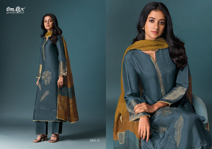 Pranaya Omtex Silk Plazzo Style Suits Supplier India