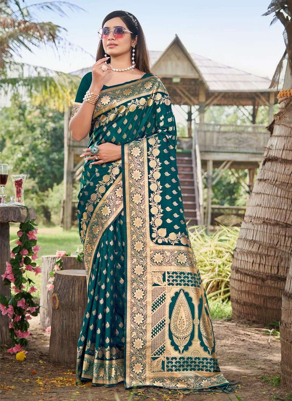 Pranchal Silk Bunawat Sarees Exporter Gujarat