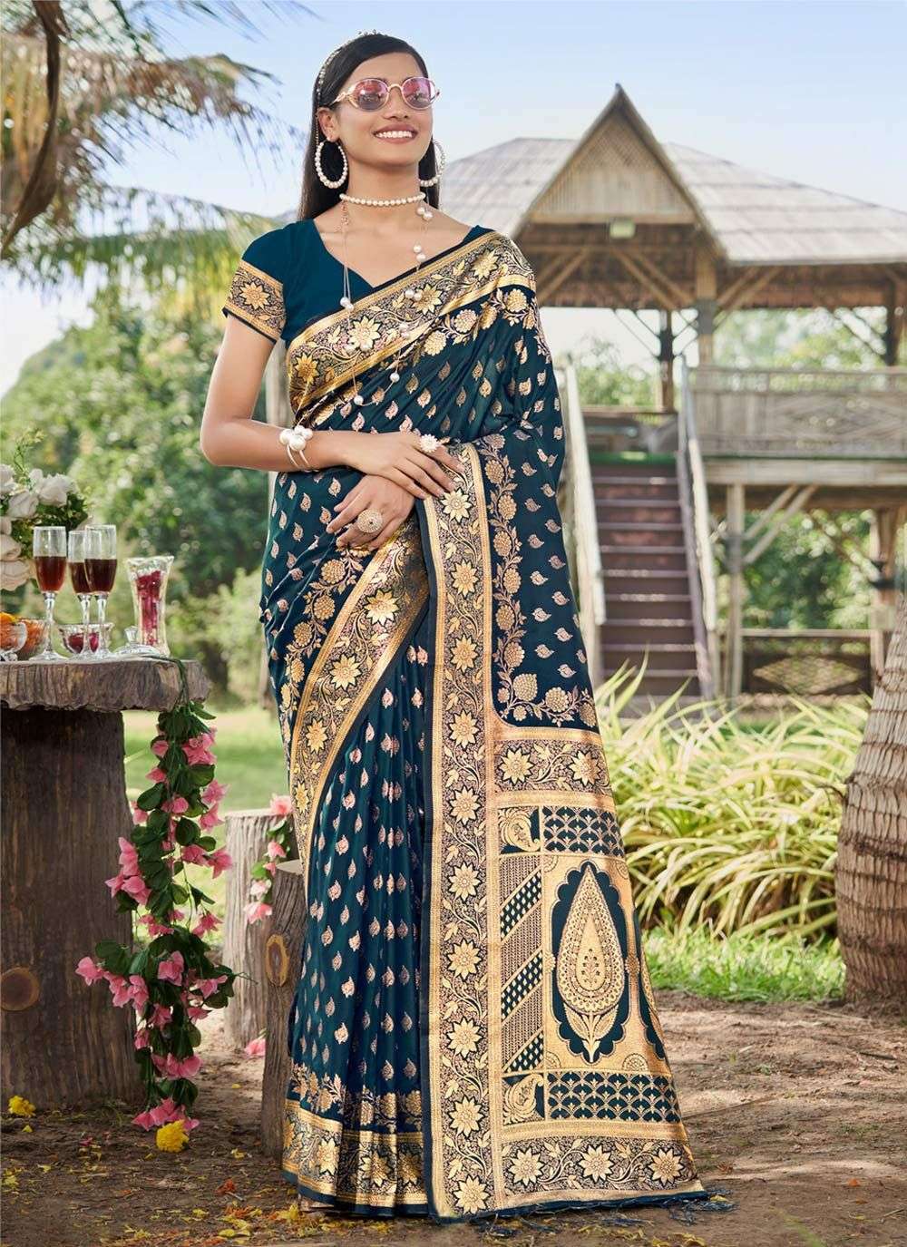 Pranchal Silk Bunawat Sarees Exporter Gujarat