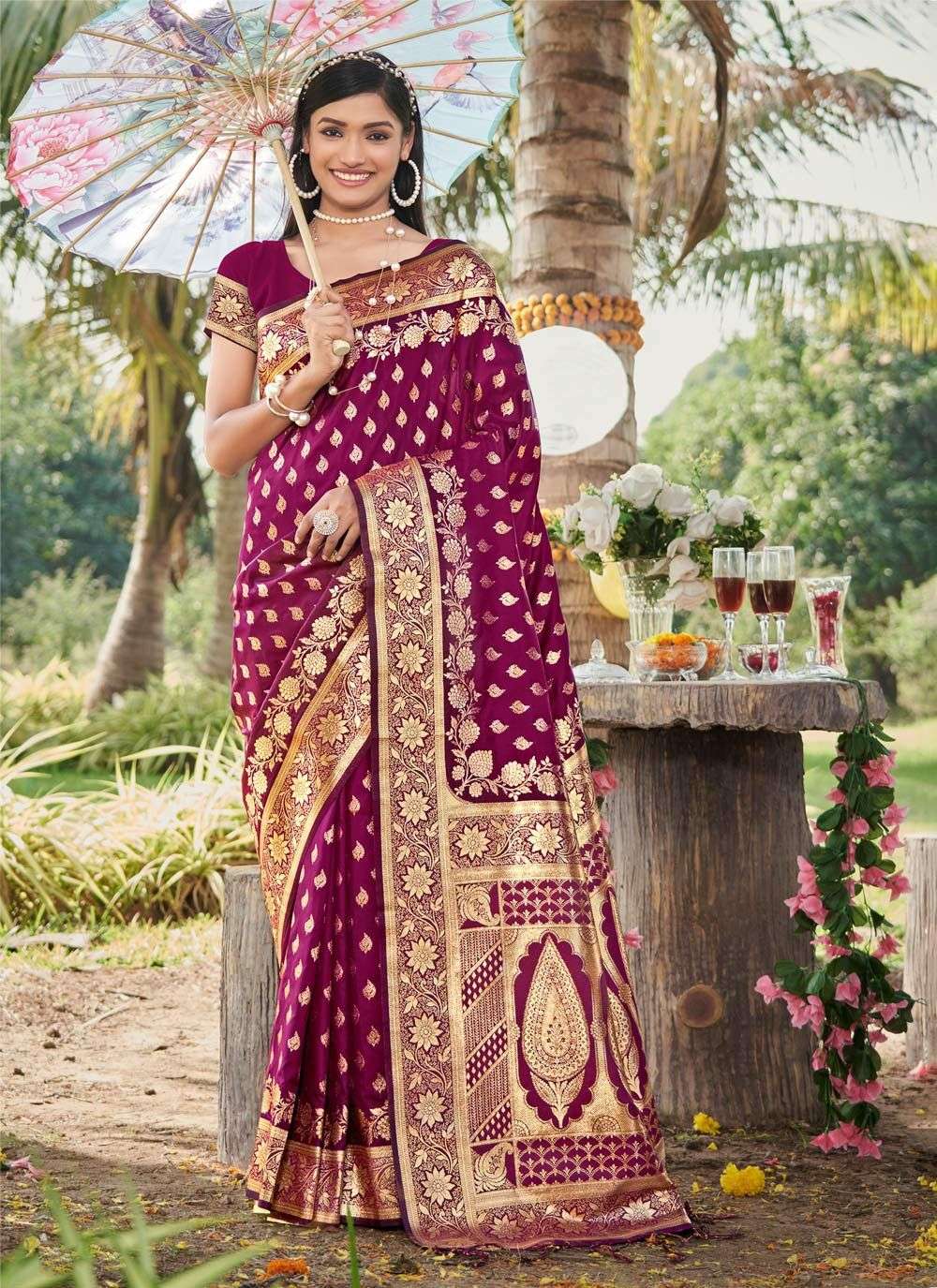 Pranchal Silk Bunawat Sarees Exporter Gujarat