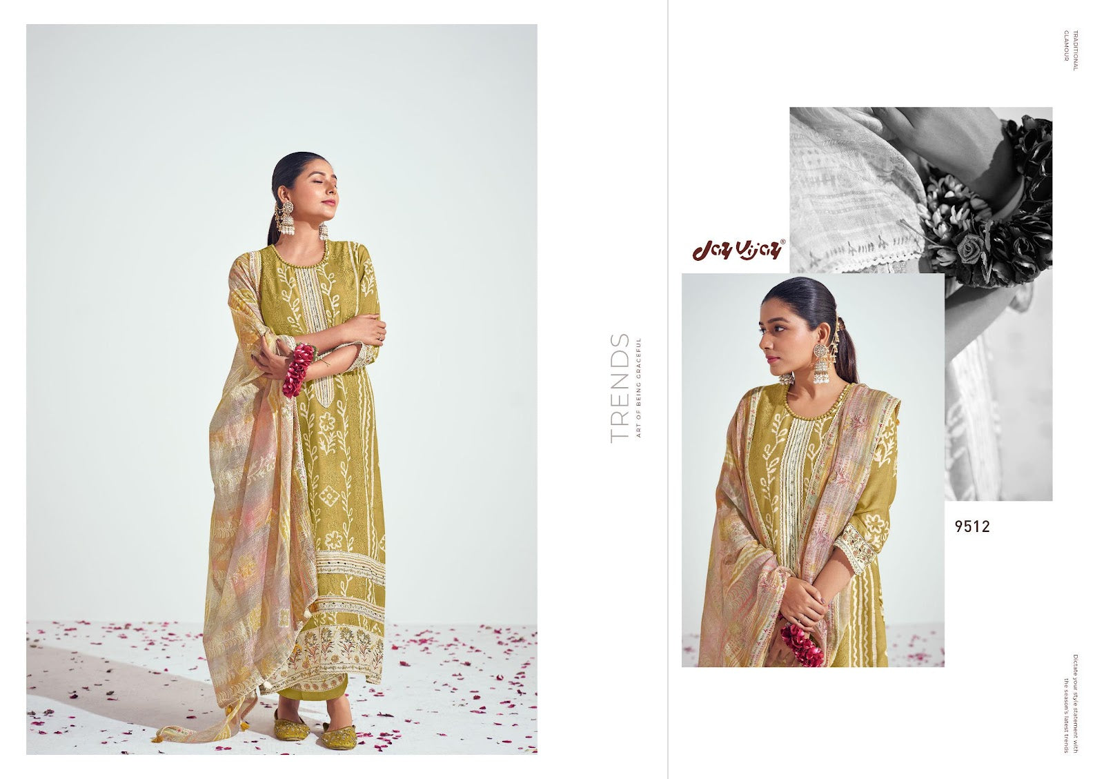Prangan Jay Vijay Moga Silk Pant Style Suits Manufacturer