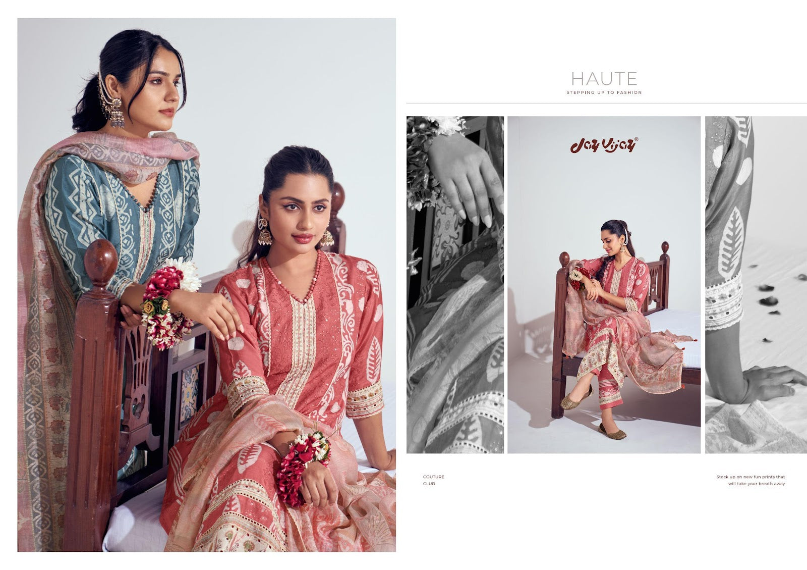 Prangan Jay Vijay Moga Silk Pant Style Suits Manufacturer