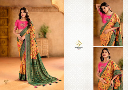 Pranita Shubh Shree Brasso Sarees Wholesaler