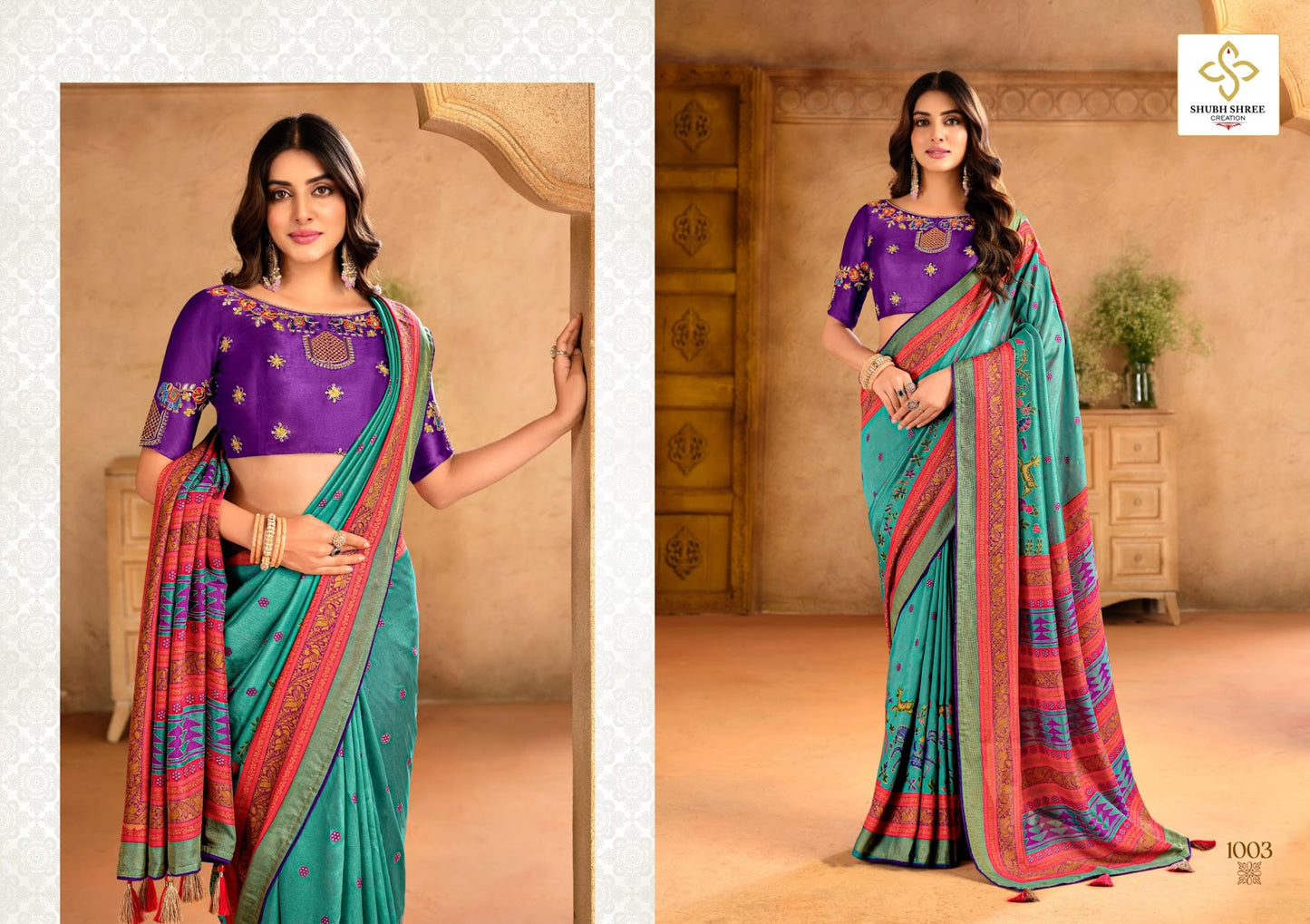 Pranita Shubh Shree Brasso Sarees Wholesaler