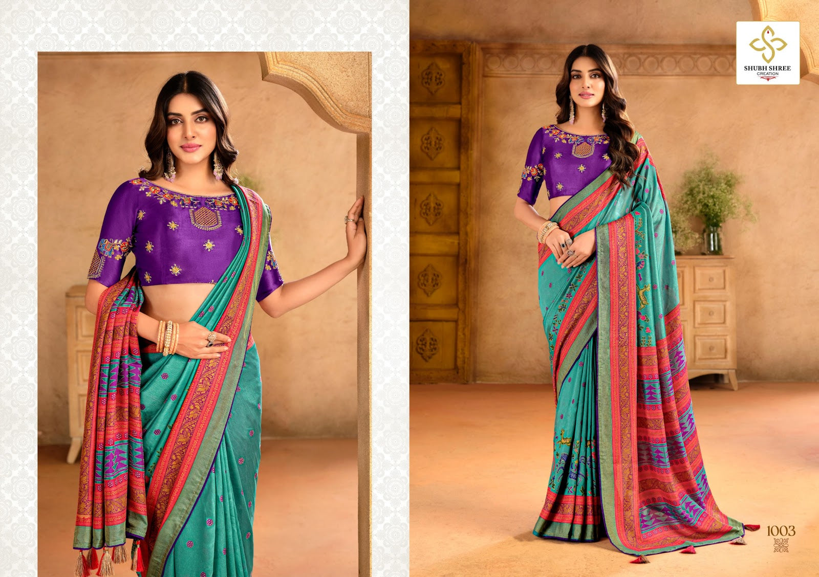 Pranita Shubh Shree Brasso Sarees Wholesaler