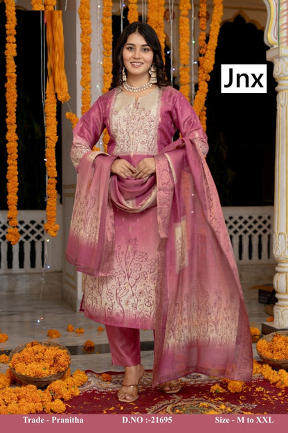 Pranitha Jnx Readymade Pant Style Suits Supplier India