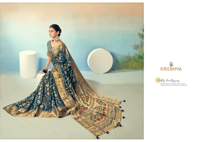 Praniti Kreshva Georgette Sarees Wholesaler Ahmedabad