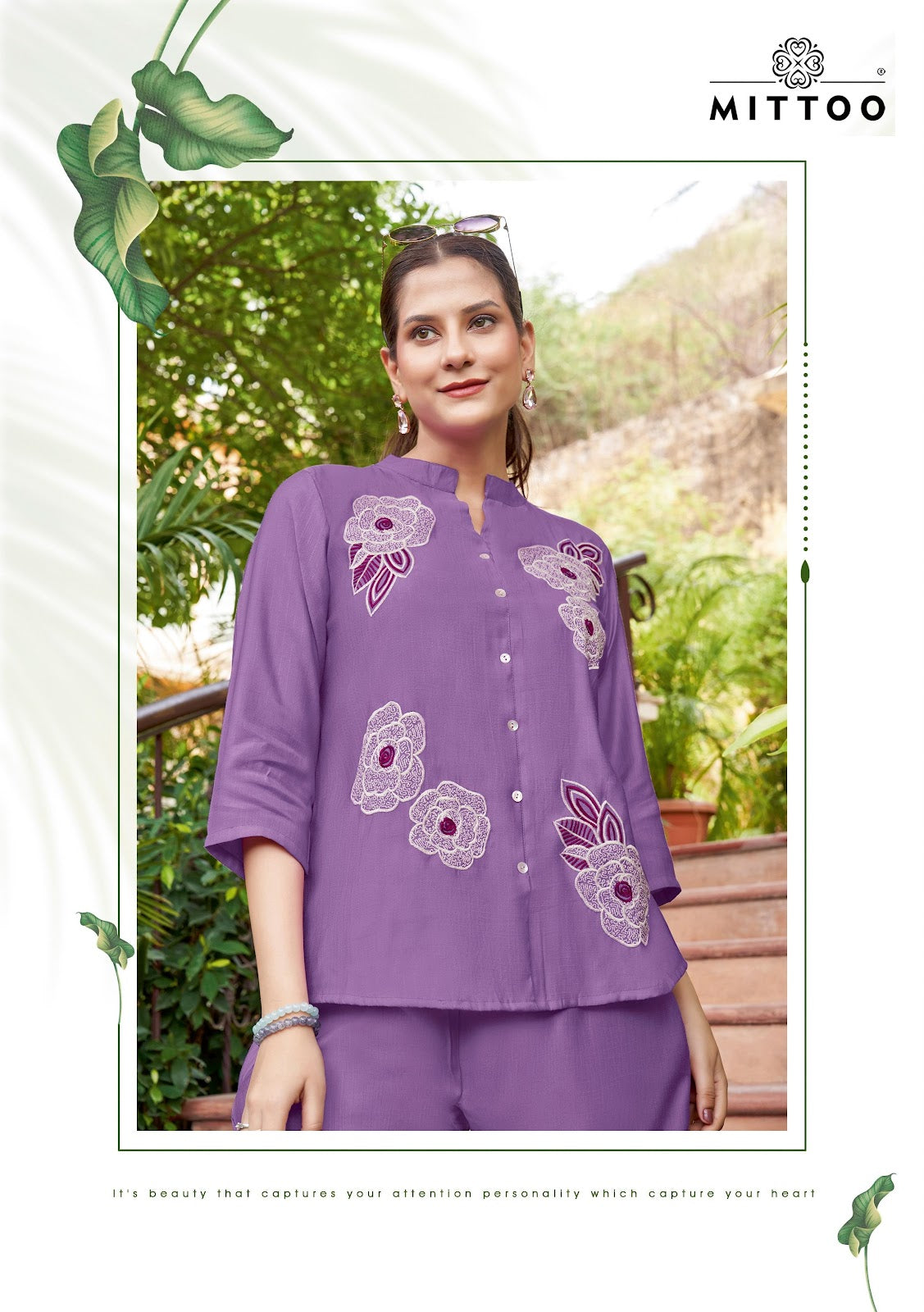 Pranjal Mittoo Viscose Weaving Co Ord Set Wholesale