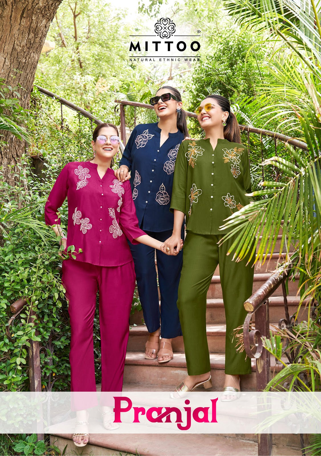 Pranjal Mittoo Viscose Weaving Co Ord Set Wholesale