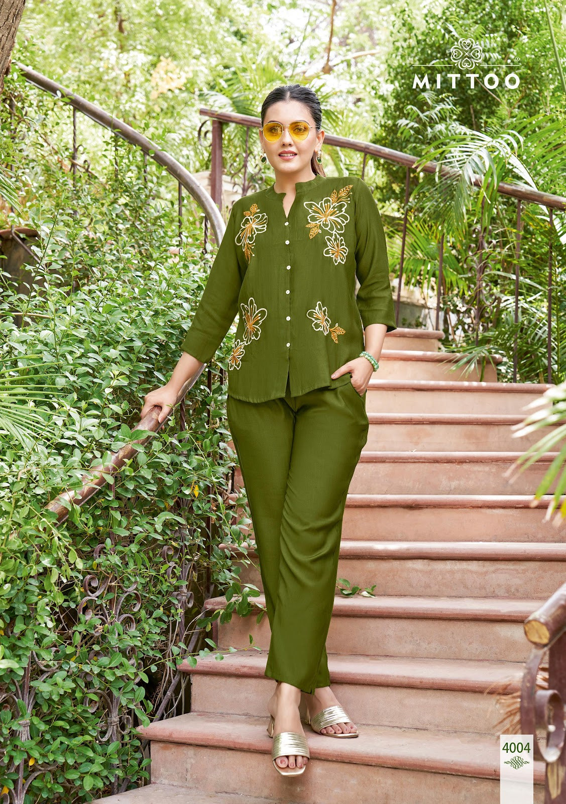 Pranjal Mittoo Viscose Weaving Co Ord Set Wholesale