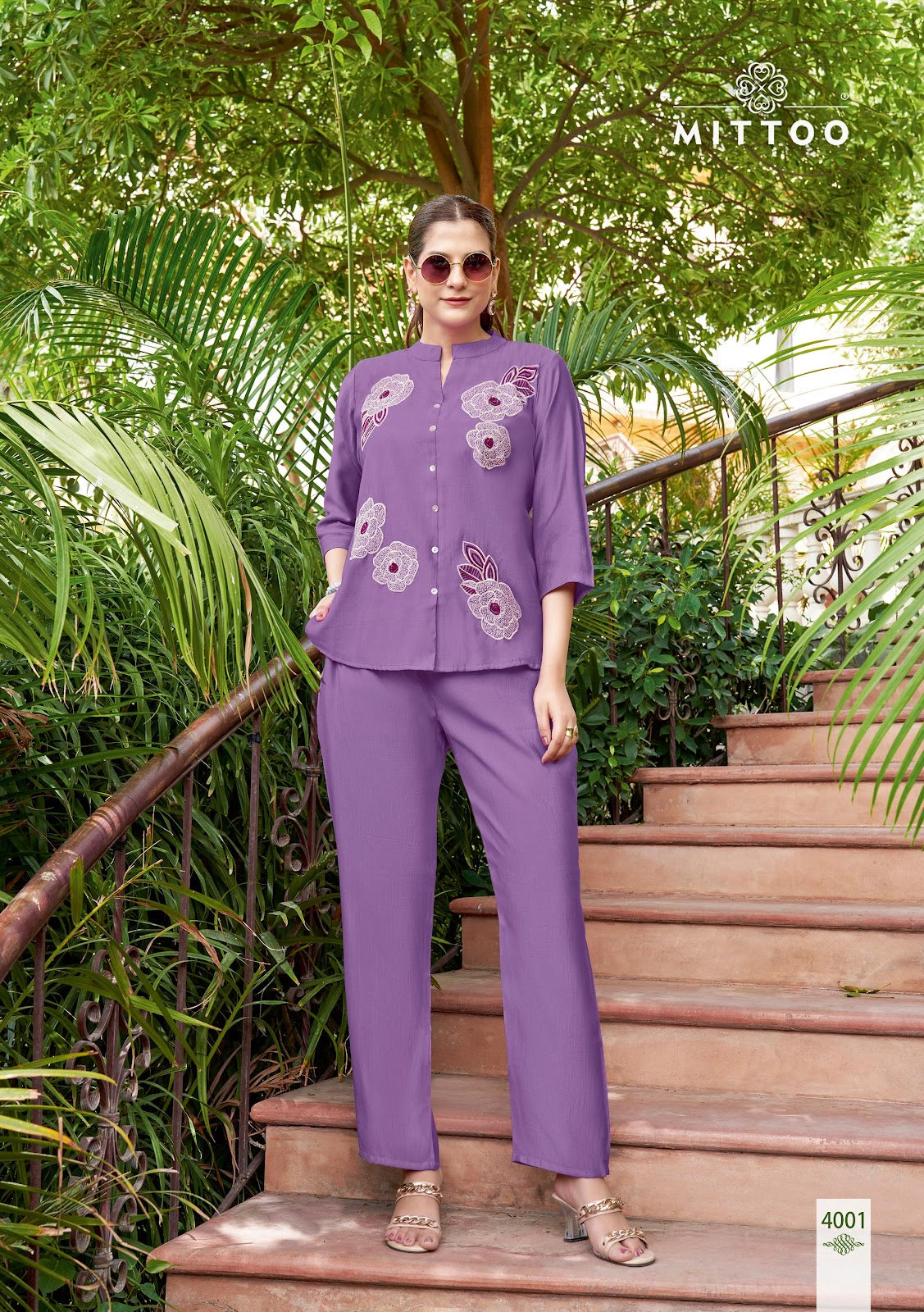 Pranjal Mittoo Viscose Weaving Co Ord Set Wholesale