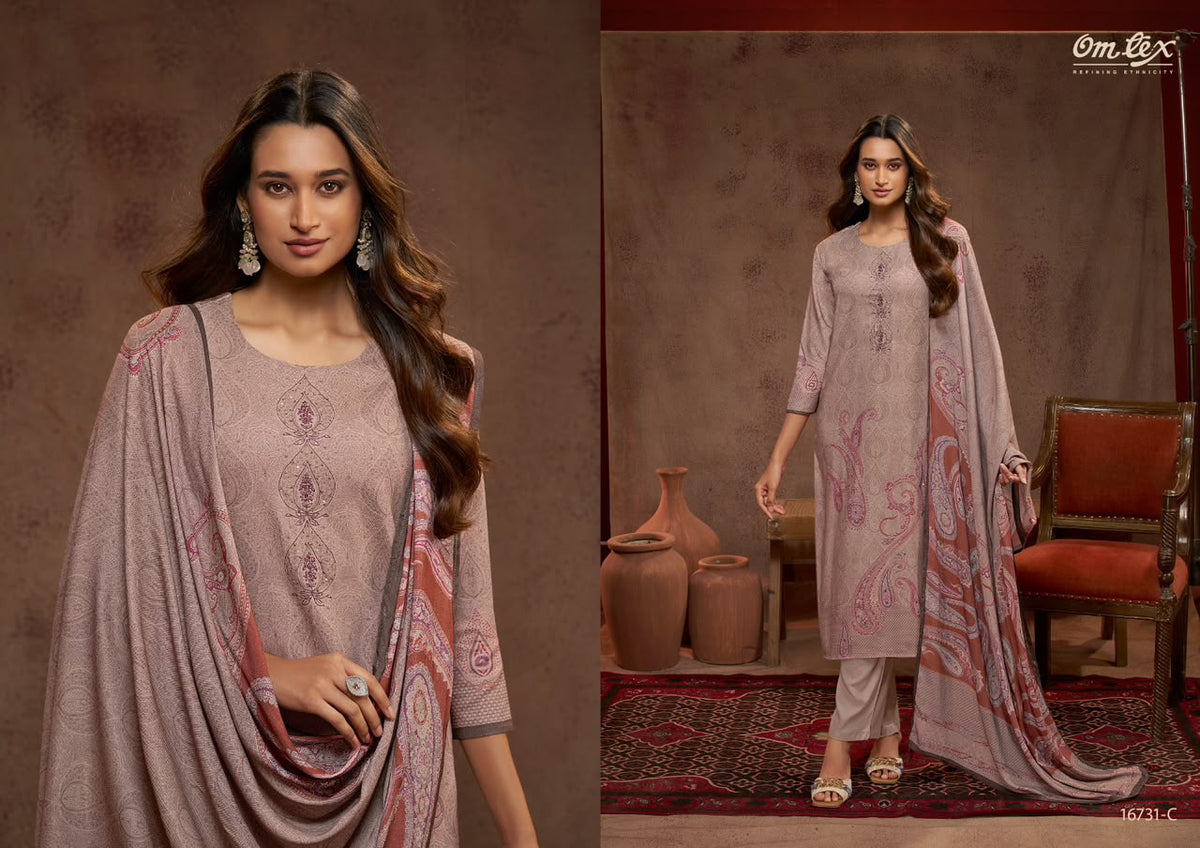 Pranjali Omtex Pashmina Suits Exporter