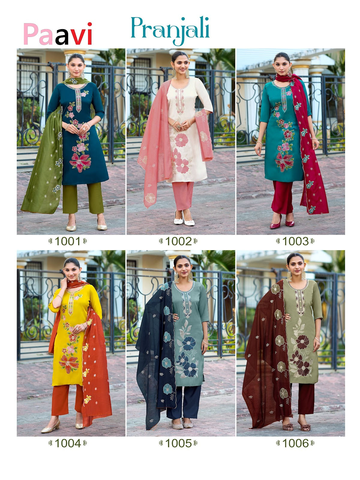 Pranjali Paavi Roman Readymade Pant Style Suits Wholesale Rate