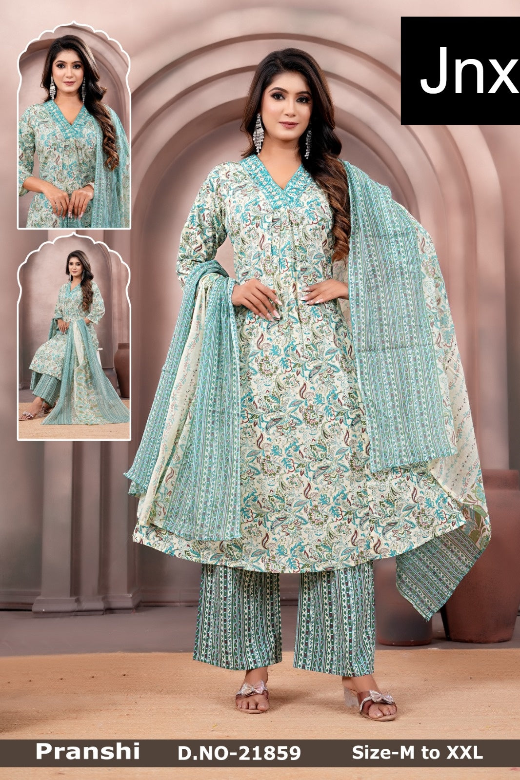 Pranshi Jnx Readymade Plazzo Style Suits Wholesaler India