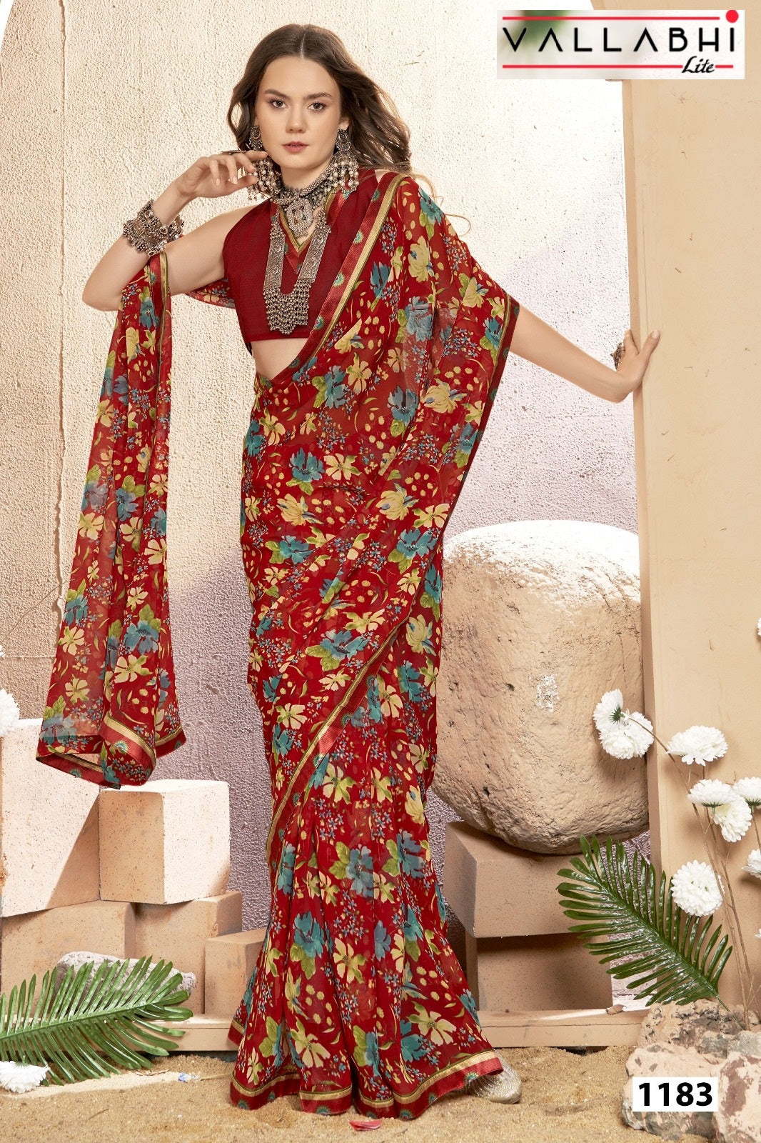 Pranvika Vol 2 Vallabhi Lite Georgette Sarees Wholesale Price