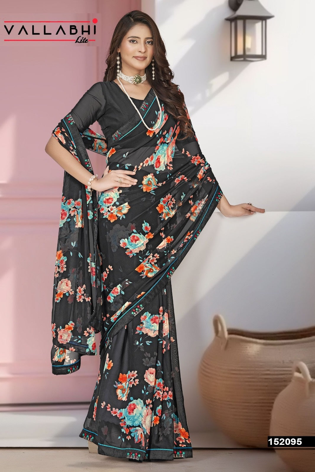 Pranvika Vol 6 Vallabhi Lite Georgette Sarees Wholesale