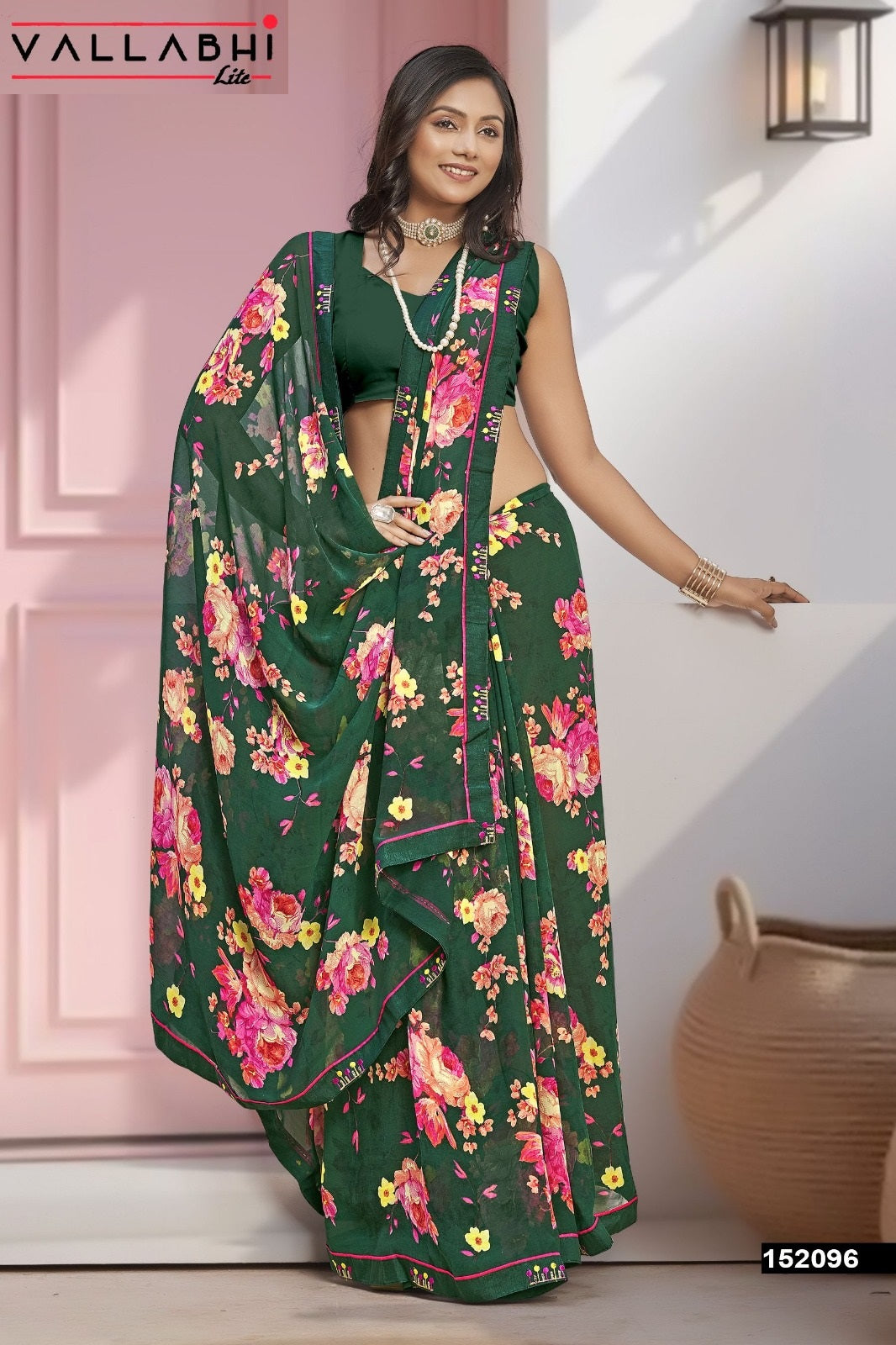 Pranvika Vol 6 Vallabhi Lite Georgette Sarees Wholesale