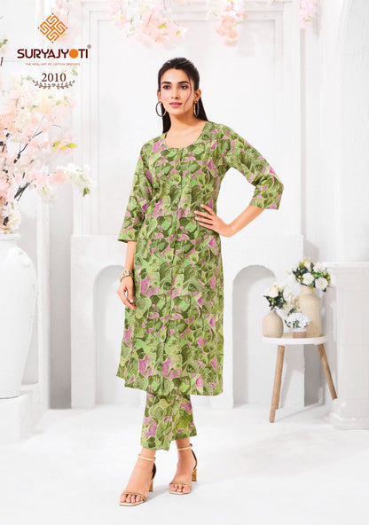Prapti Vol 2 Suryajyoti Cotton Co Ord Set Wholesaler Gujarat
