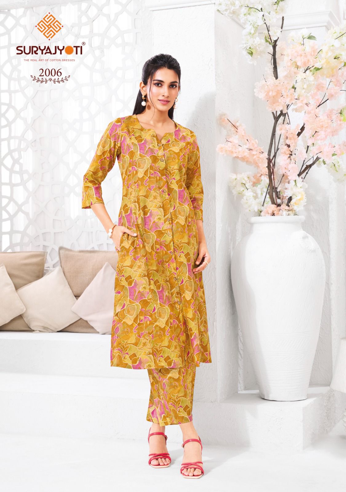 Prapti Vol 2 Suryajyoti Cotton Co Ord Set Wholesaler Gujarat