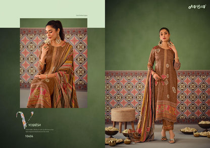 Pratha Jay Vijay Muslin Silk Pant Style Suits Wholesale Price