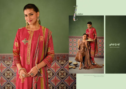 Pratha Jay Vijay Muslin Silk Pant Style Suits Wholesale Price