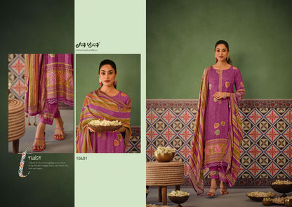 Pratha Jay Vijay Muslin Silk Pant Style Suits Wholesale Price