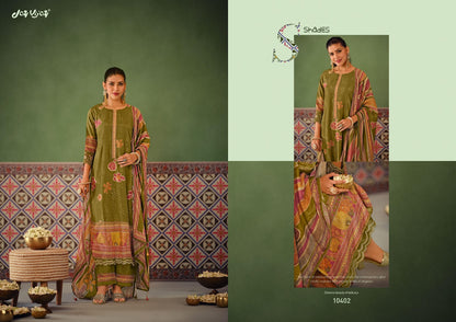 Pratha Jay Vijay Muslin Silk Pant Style Suits Wholesale Price