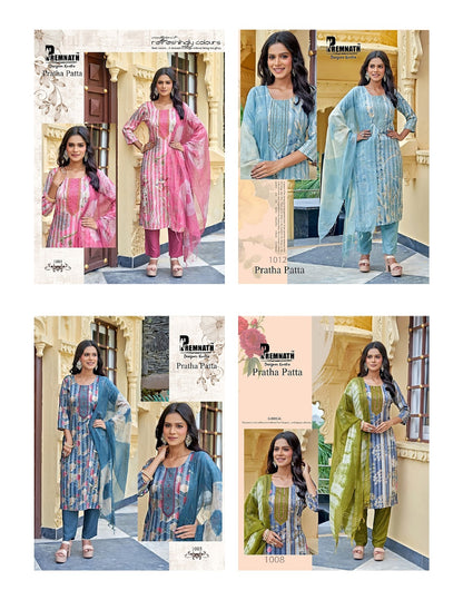 Pratha Patta Premnath Bombay Readymade Pant Style Suits Wholesaler India