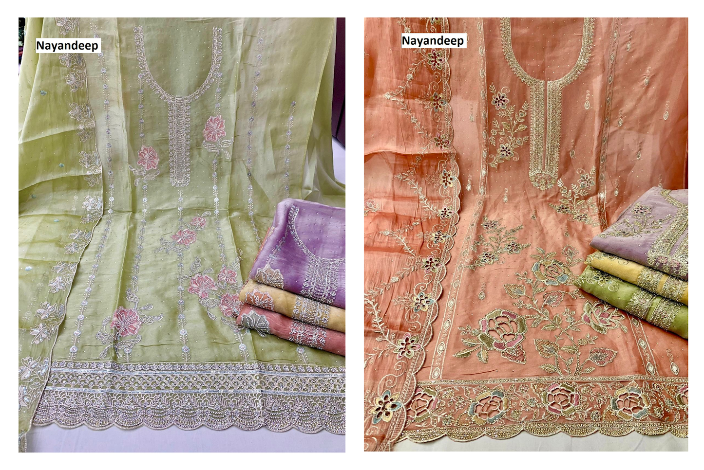 Pratibha Nayandeep Silk Salwar Suits Supplier Gujarat