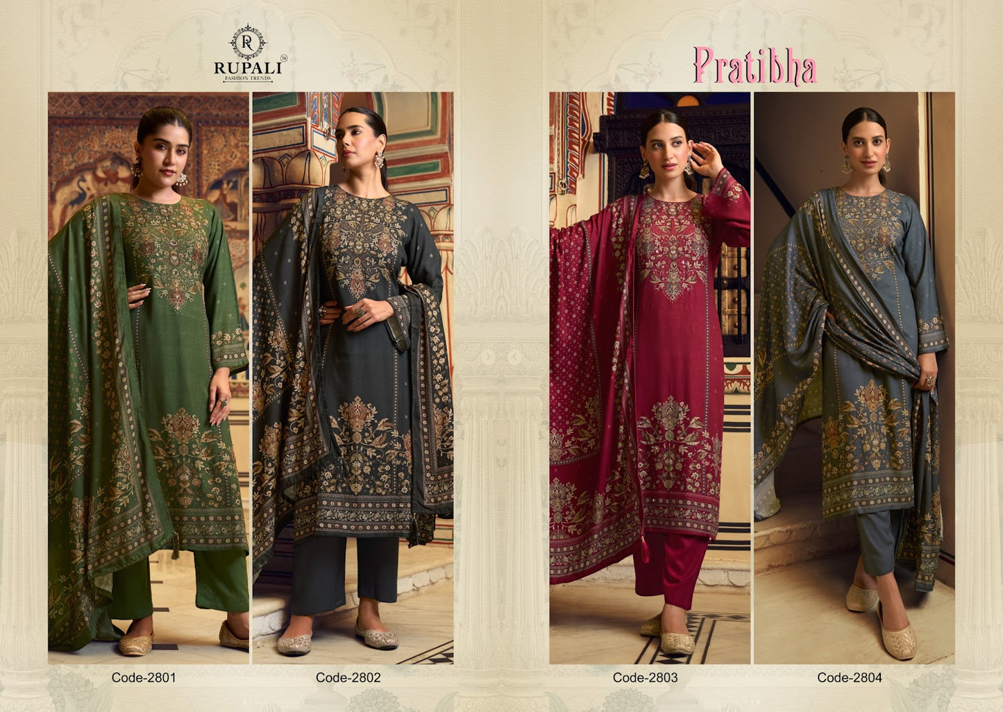 Pratibha Rupali Pashmina Suits Manufacturer India