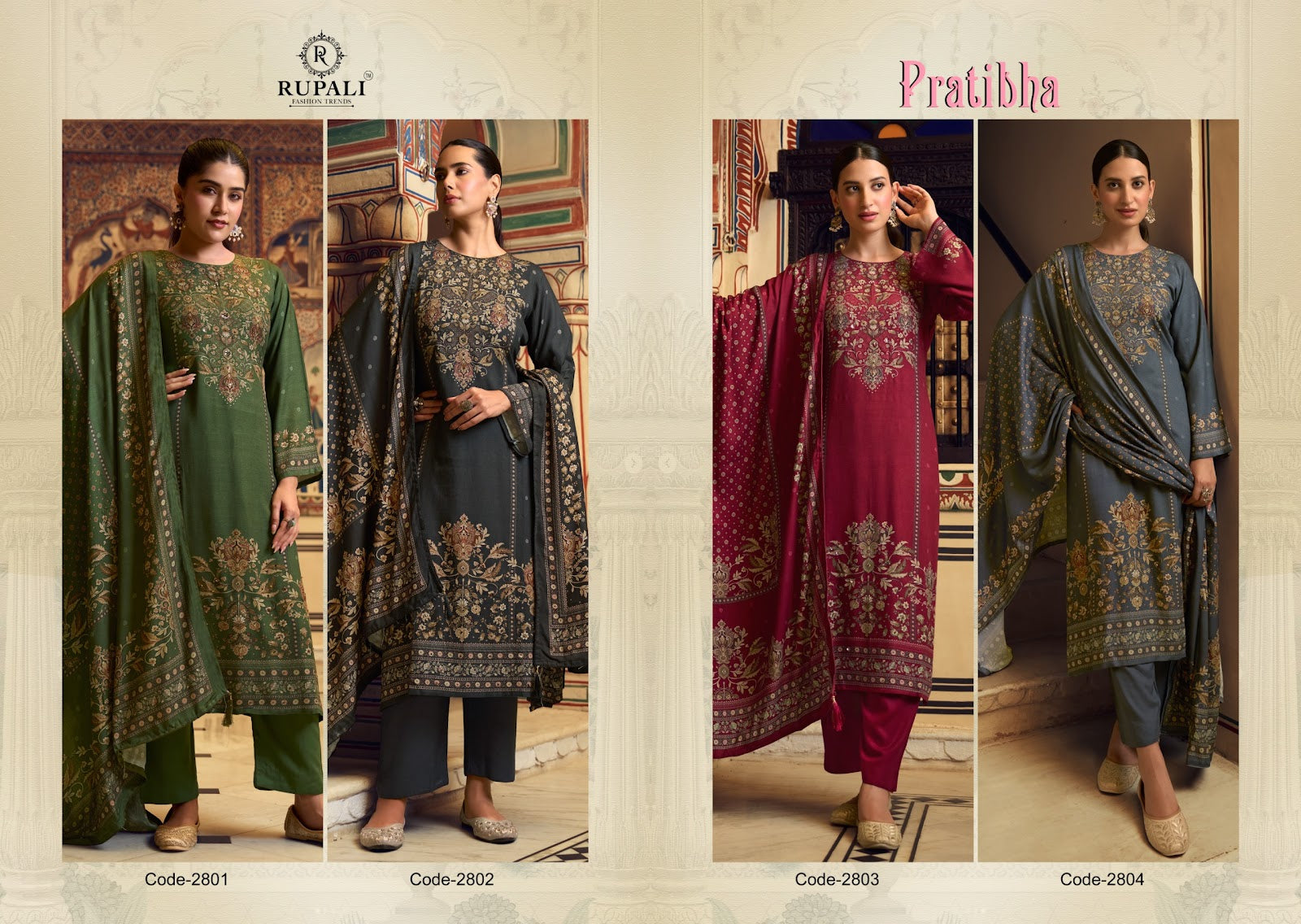 Pratibha Rupali Pashmina Suits Manufacturer India