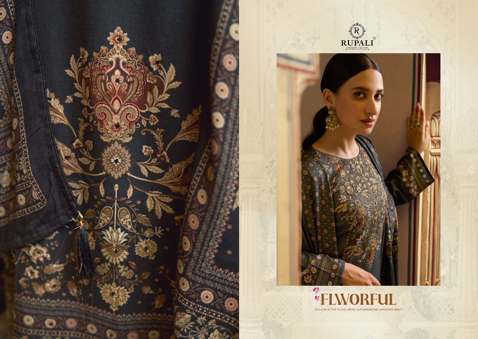 Pratibha Rupali Pashmina Suits Manufacturer India