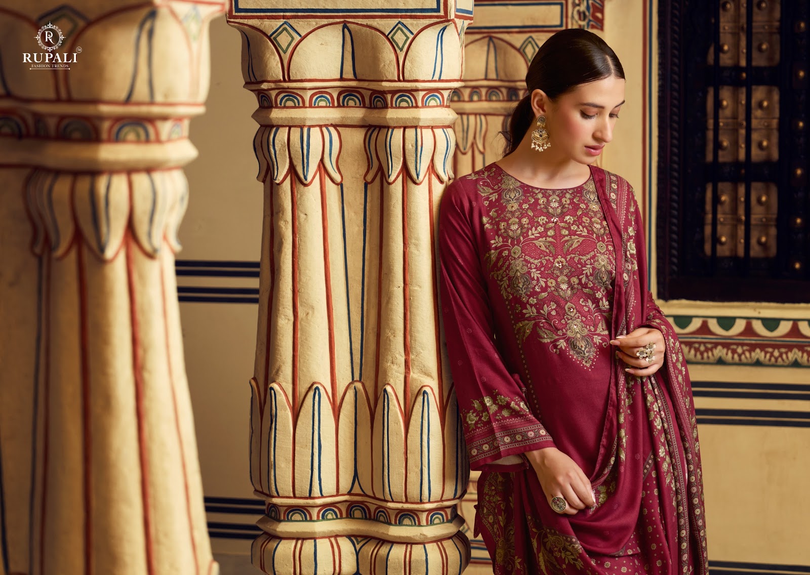 Pratibha Rupali Pashmina Suits Manufacturer India